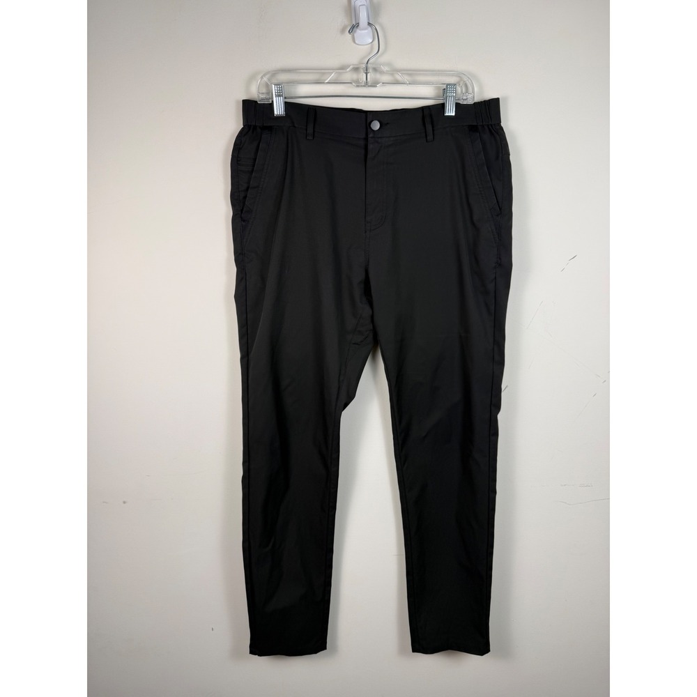 Jack Archer Jetsetter Pants Mens 34x33 Slim Fit True Black Polyester Trousers